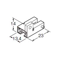 コの字型マイクロフォトセンサ[コネクタ内蔵] PM-64(終了品)